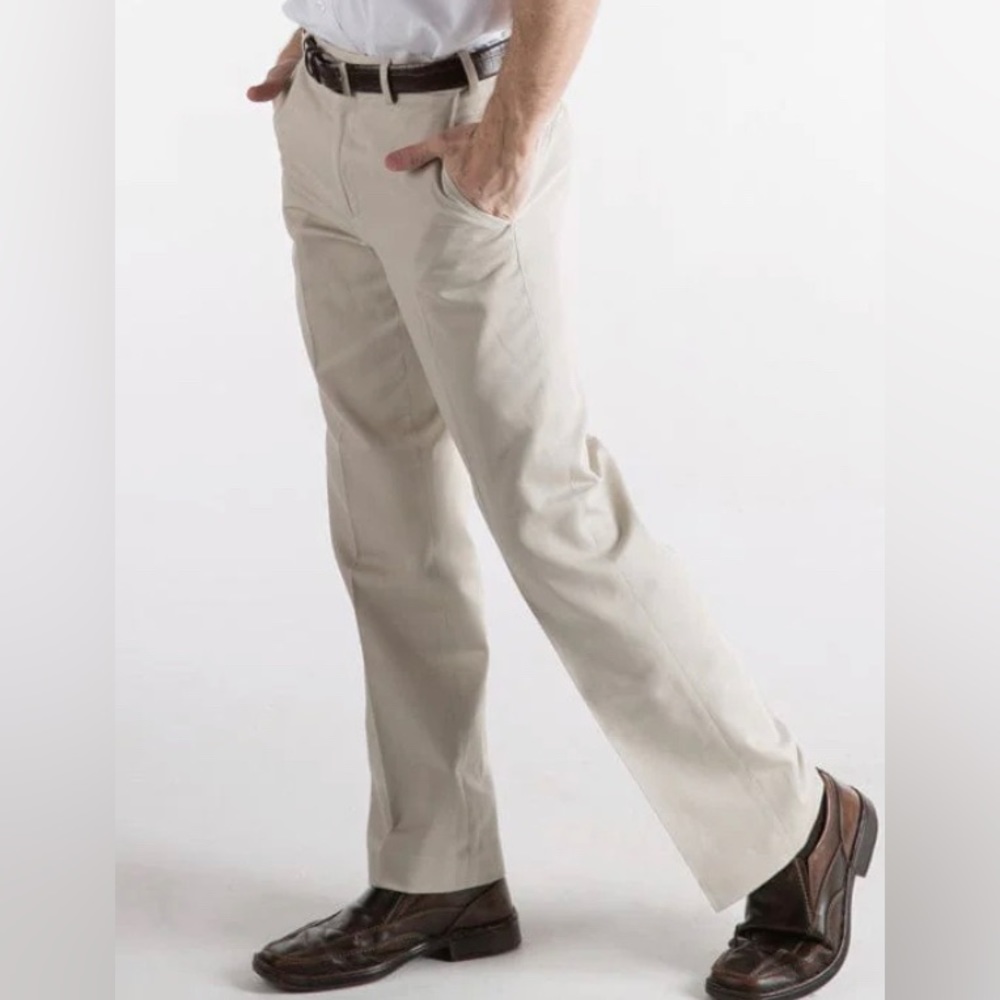 Men’s Flat Front Chino Pants | Size 30” x 40” (NWT)